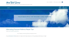 Desktop Screenshot of healbedsores.com